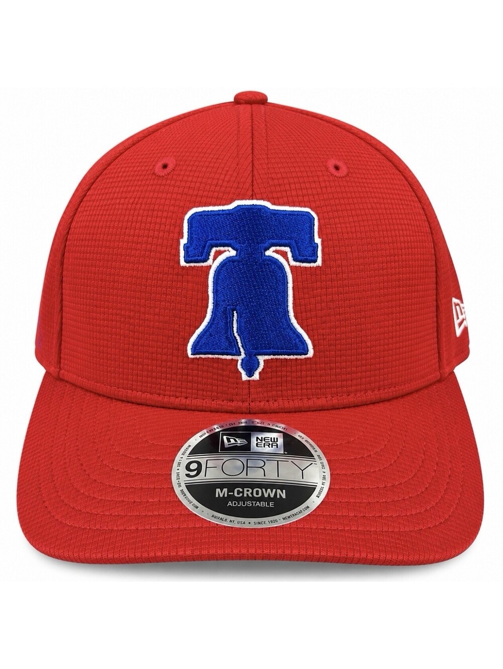 New Era 9FORTY Philadelphia Phillies M-Crown Snapback Hat Red Blue OSFM New